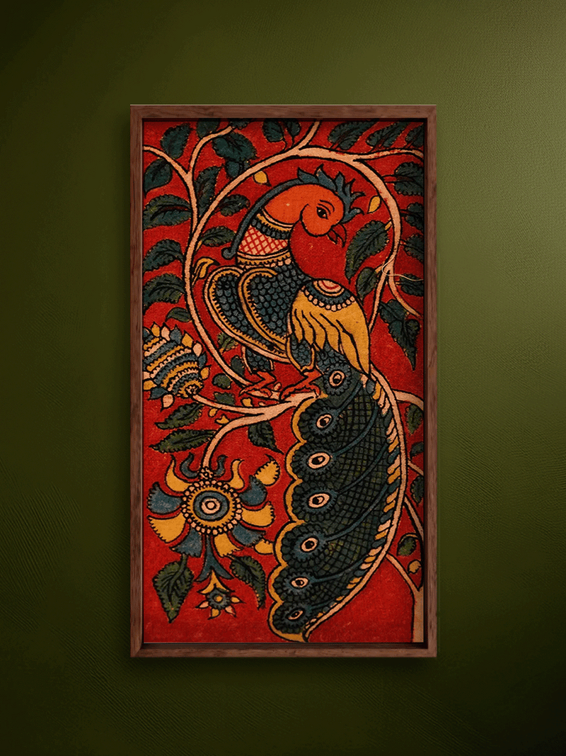 Shop Peacock in Kalamkari Painting by Siva Reddy