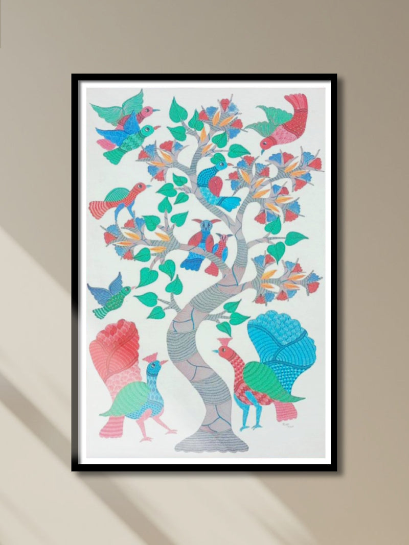 Shop Peacocks and Birds in Gond by Kailash Pradhan