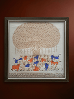 Shop Pichwai Cows under a Banyan tree in Pichwai by Shehzaad Ali Sherani