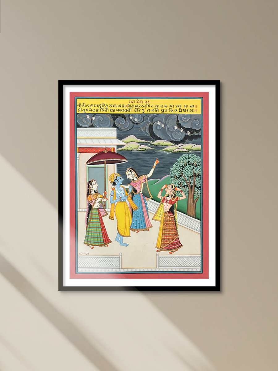 Shop Raag Megh , Kishangarh Art by Shehzaad Ali Sherani