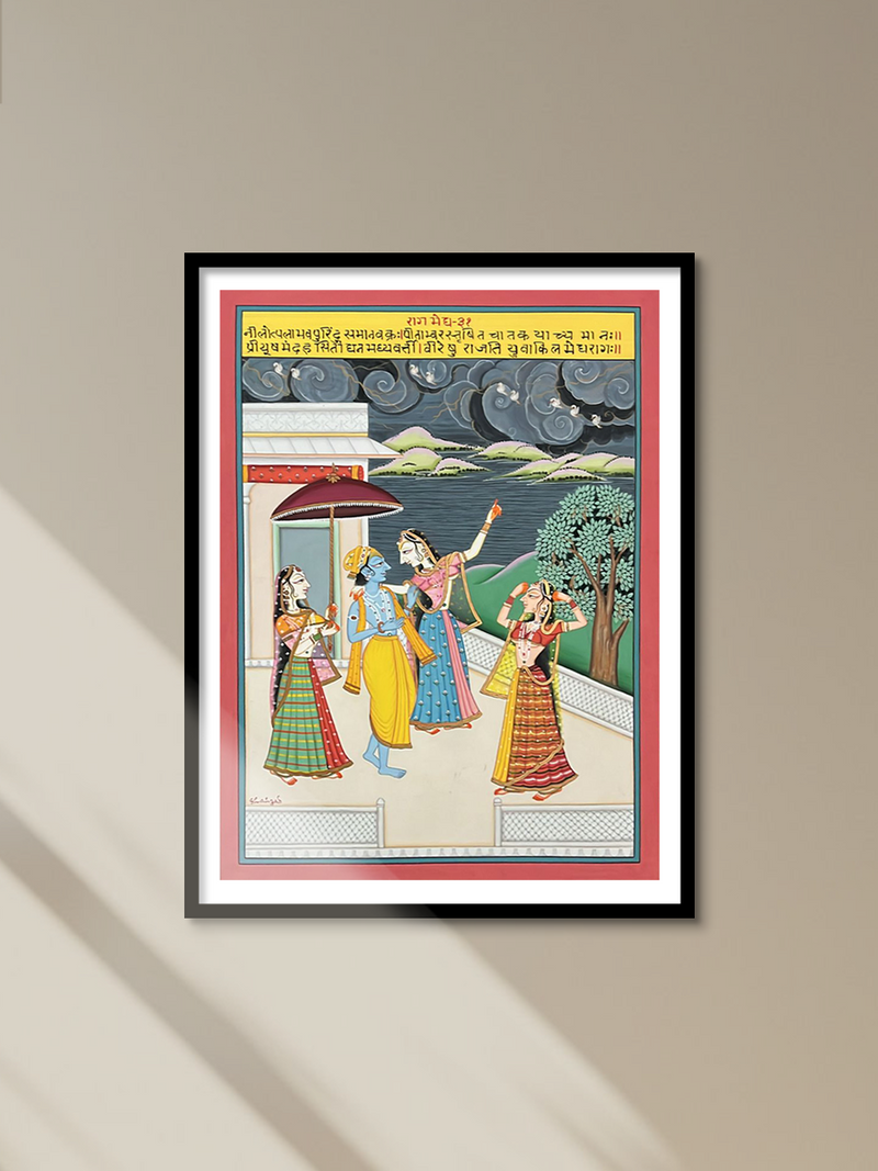 Shop Raag Megh , Kishangarh Art by Shehzaad Ali Sherani