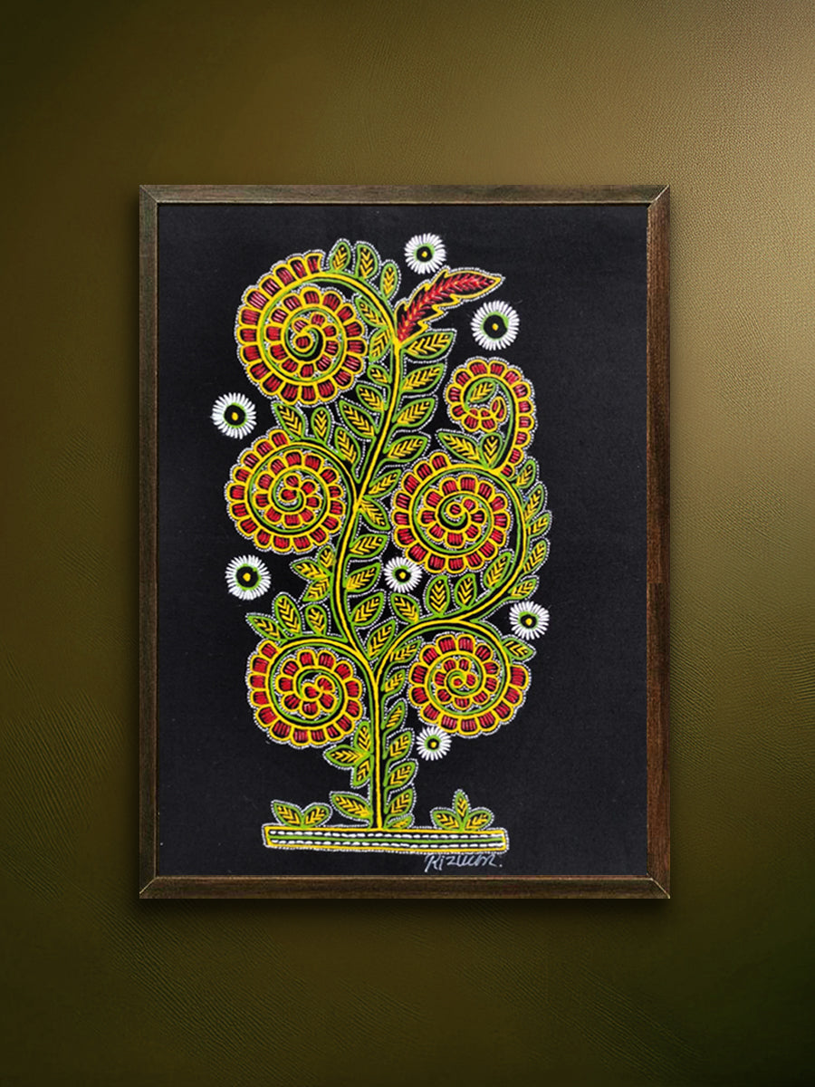 Simple Rogan Art Rogan Art | Authentic Handmade Paintings from Gujarat