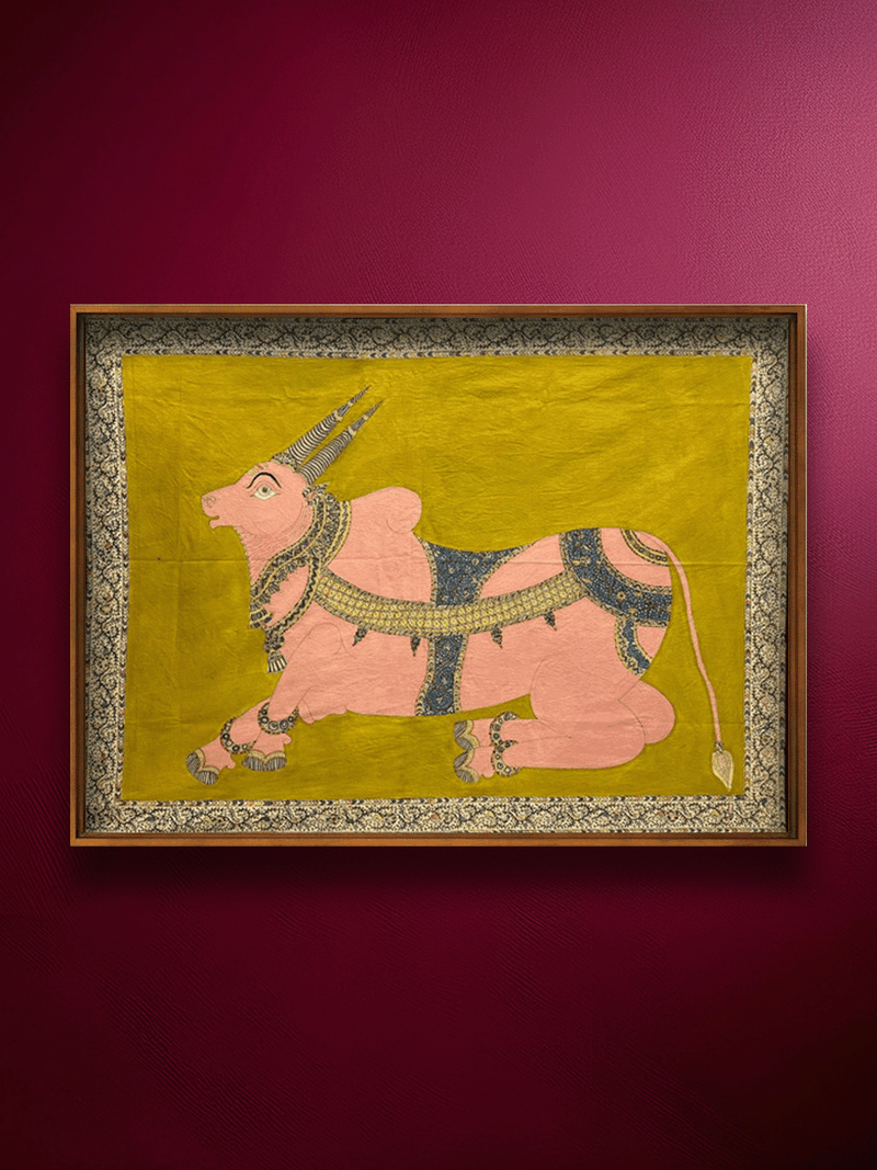 Shop Sagat Mata's Mount: The Divine Bull in Mata ni Pachedi by Sanjay Chittara