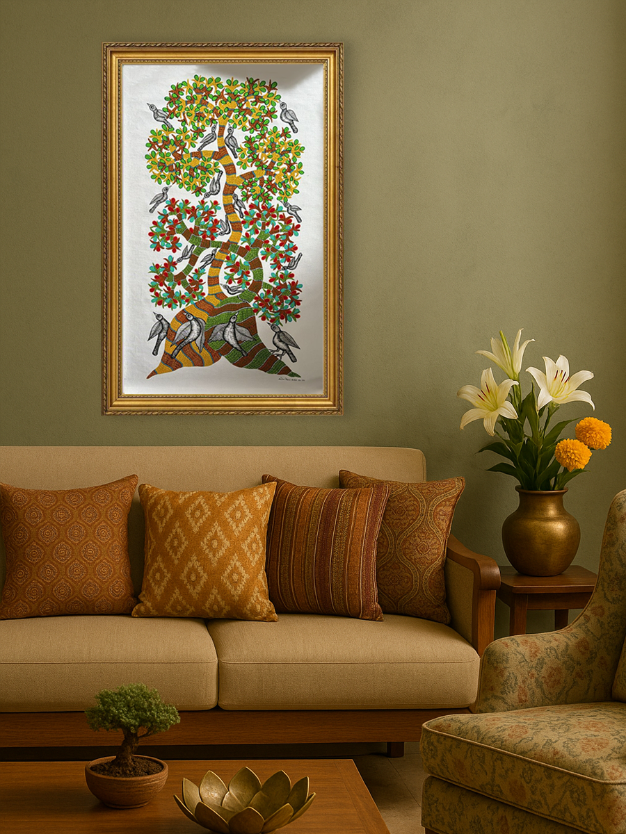Shop Sanctuary in the Shade in Gond by Saroj Venkat Shyam