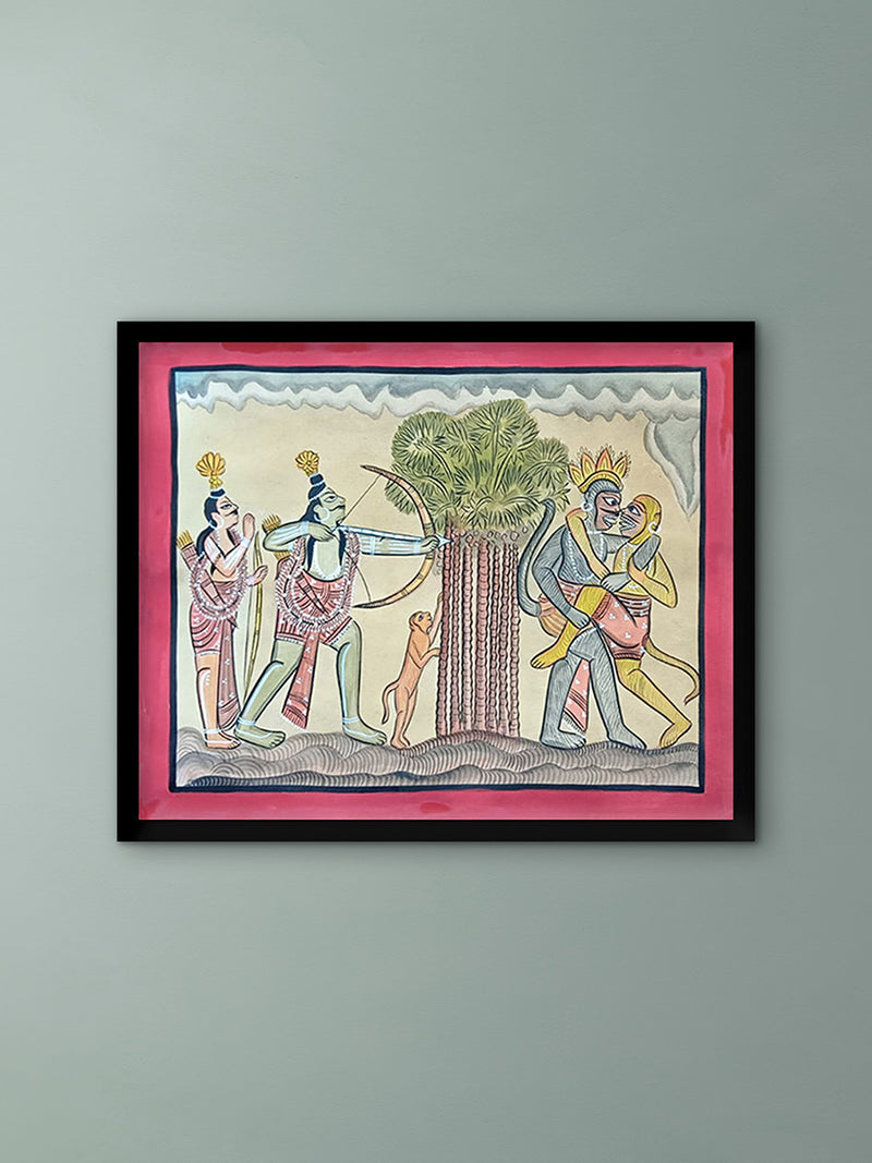Buy Sequences in Ramayana In Kalighat by Manoranjan Chitrakar