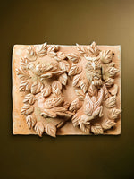 Shop The Abode of Flight: Nesting Birds amidst Trees in Terracotta by Dolon Kundu
