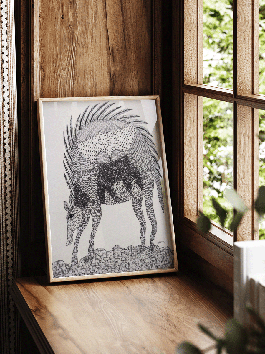 Shop The Anteater in Gond by Sukhiram Maravi