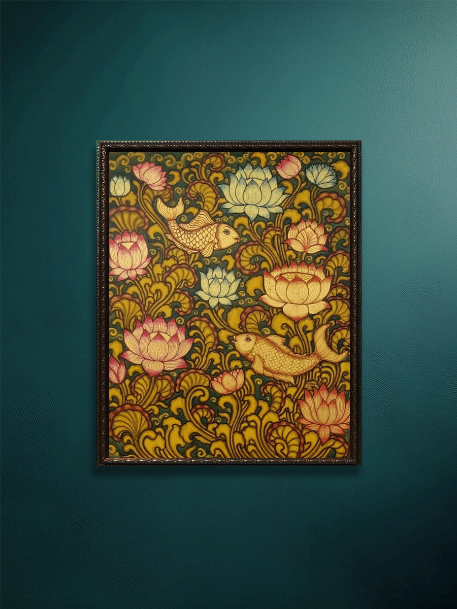 Shop The Aquatic Bliss in Kerala Mural by Adarsh