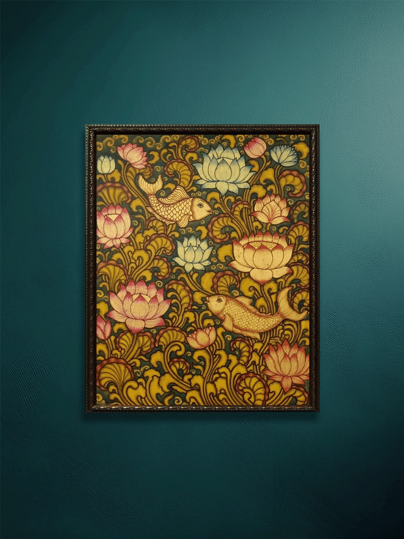 Shop The Aquatic Bliss in Kerala Mural by Adarsh
