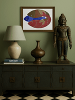 Shop The Aquatic Trio in Gond by Gareeba Singh Tekam