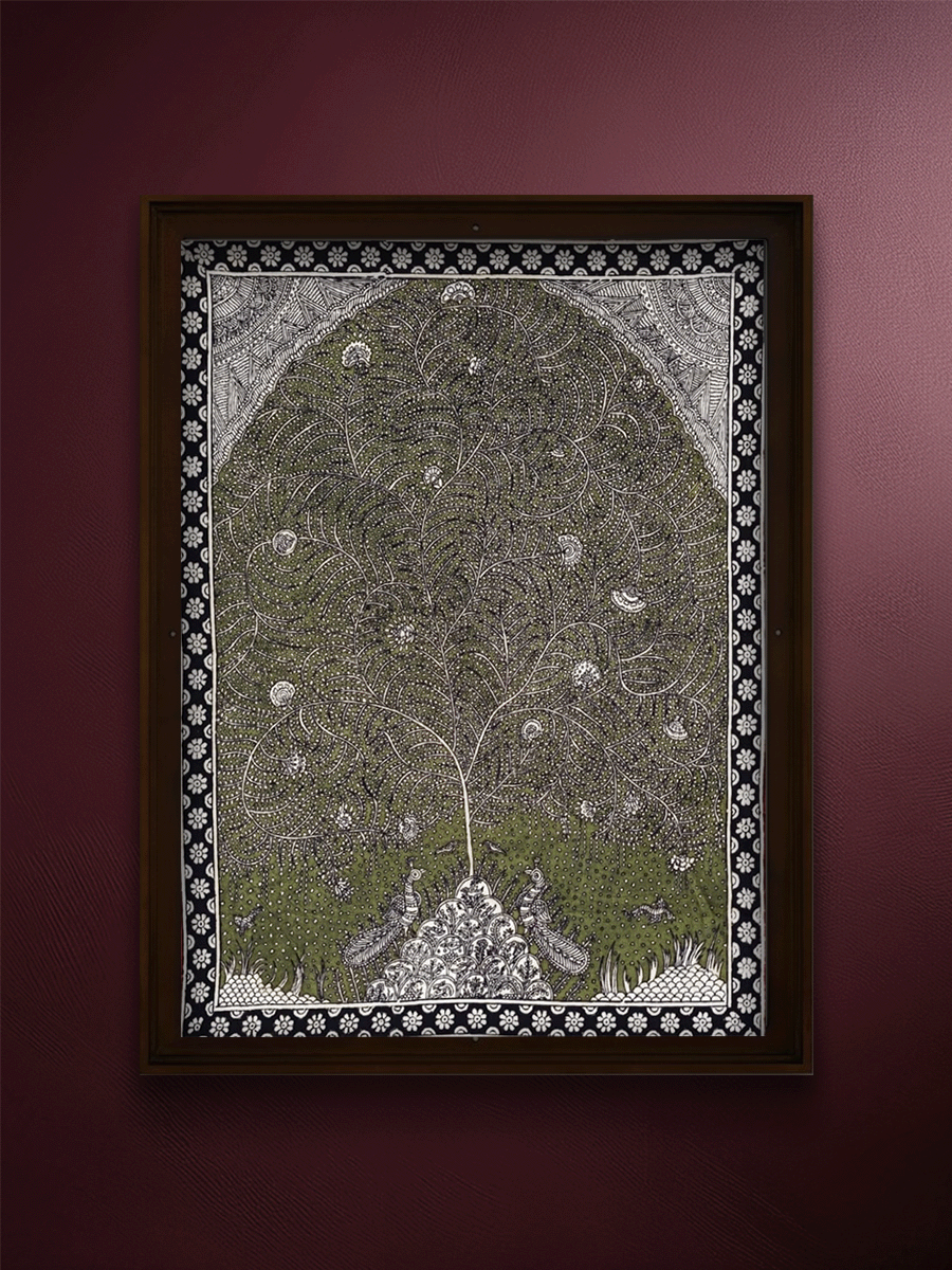 Shop The Balance of Life: A Tree of Life in Mata Ni Pachedi By Vasant Manubhai Chitara