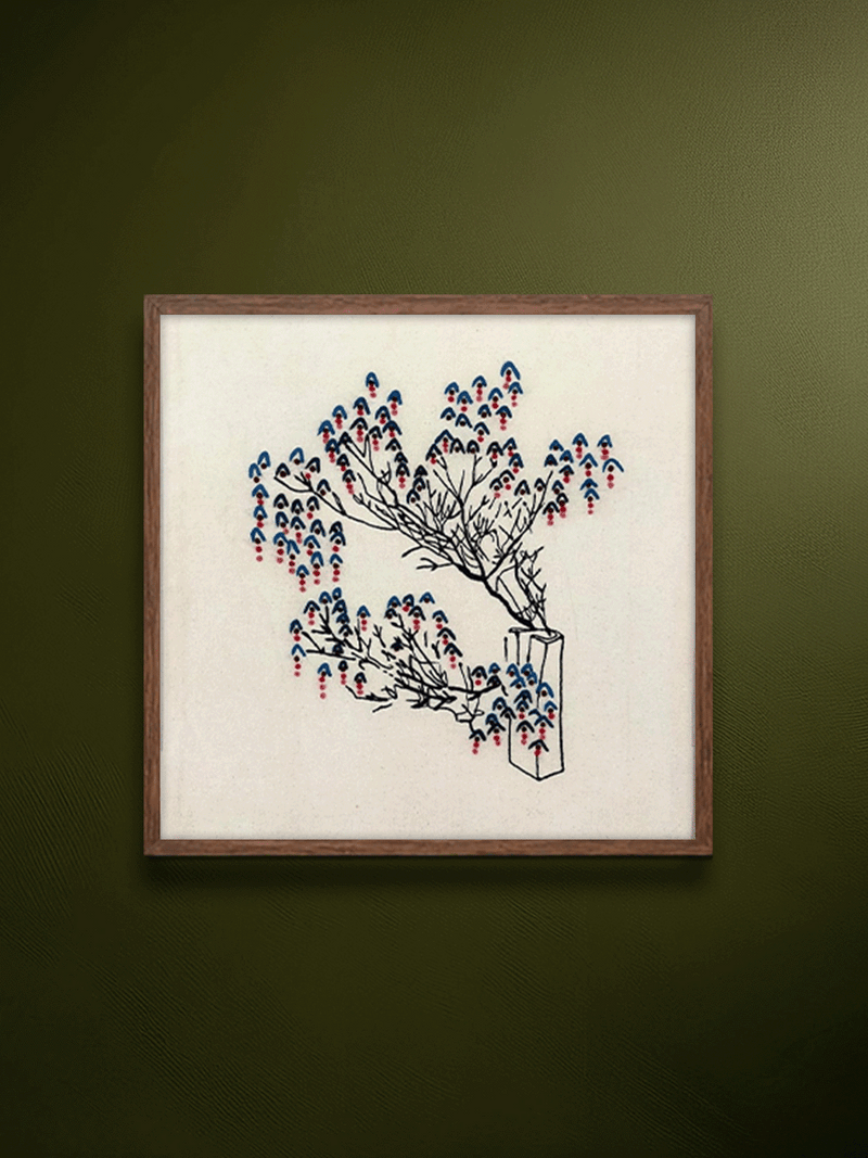 Shop The Blossoming branch in Sodha Pakko Embroidery by Shrujan