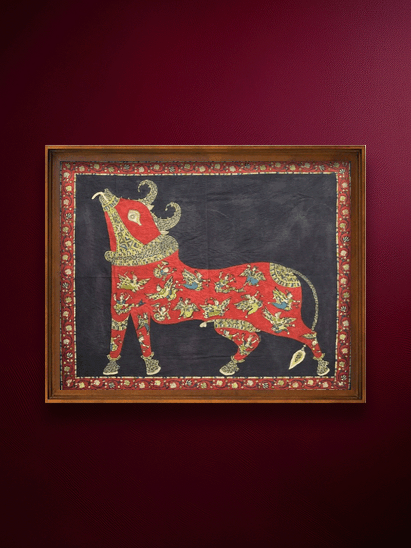 Shop The Celestial Bull: Sagat Mata's Ride in Mata ni Pachedi by Sanjay Chittara