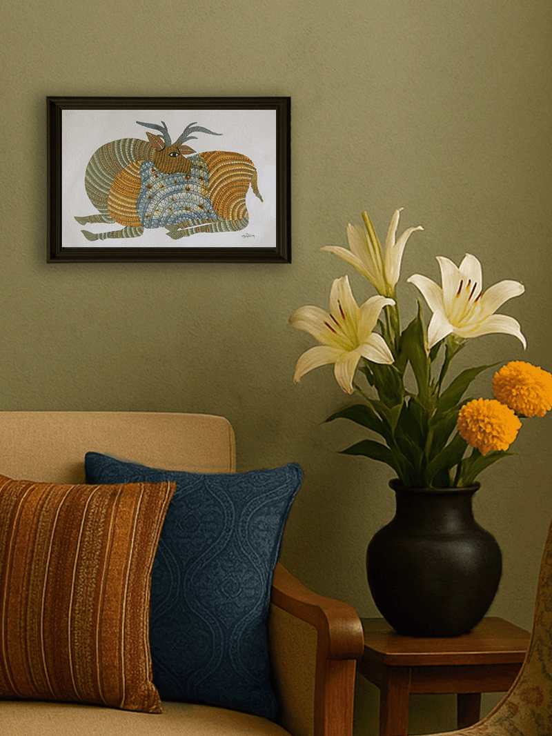 Shop The Deep Rest in Gond by Sukhiram Maravi