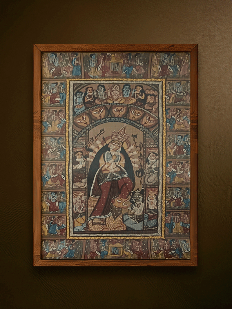 Shop The Display of Shakti: Durga Puja in Kalighat and Pattachitra Art by Sonali Chitrakar
