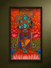 Shop The Divine Flautist: Lord Krishna in Kerala Mural by Adarsh