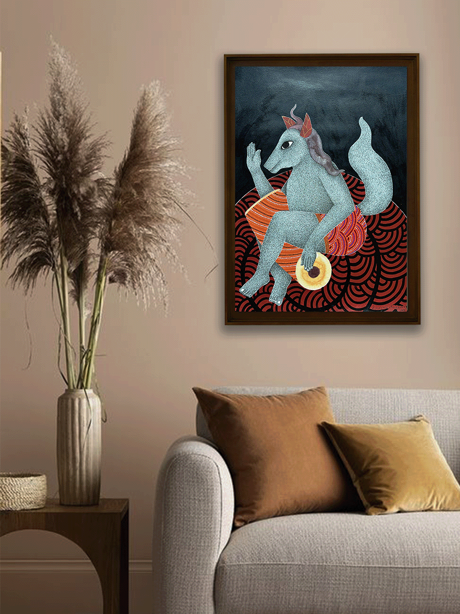 Shop The Drummer in Gond by Venkat Shyam
