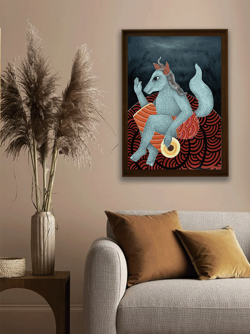 Shop The Drummer in Gond by Venkat Shyam