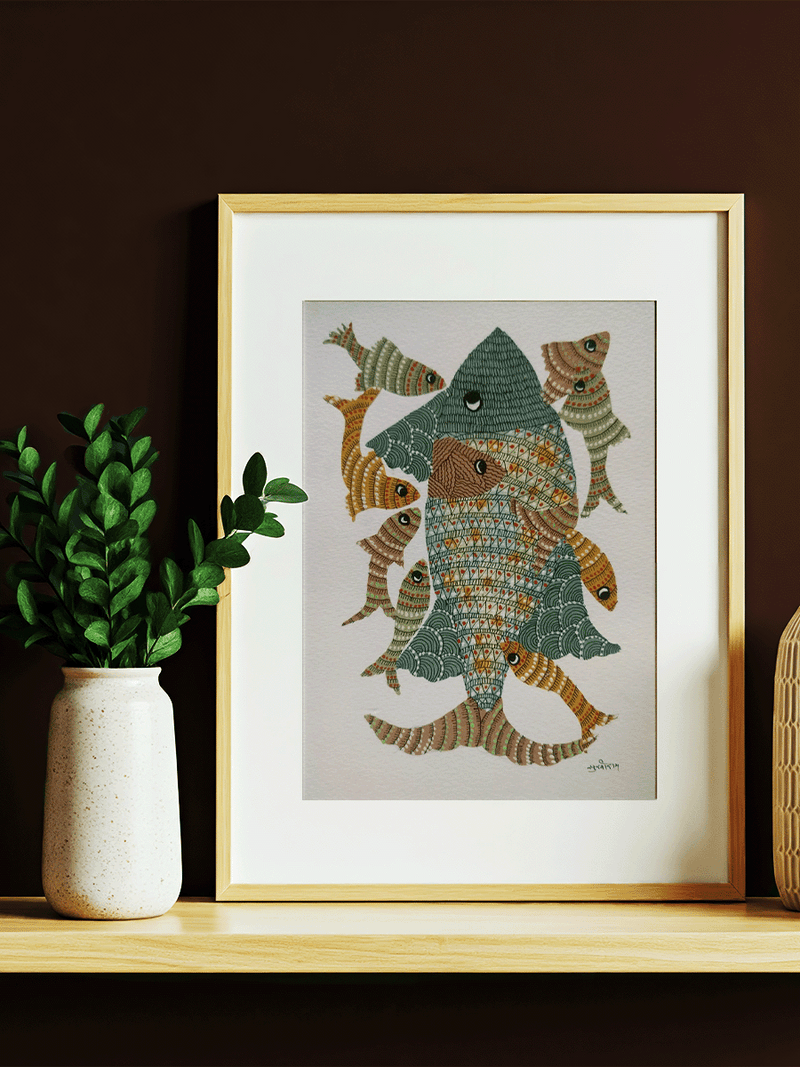 Shop The Family Retreat in Gond by Sukhiram Maravi