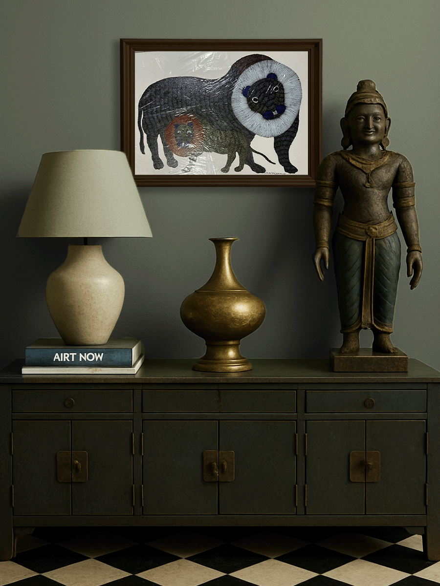 Shop The Felines of Wild in Gond by Gareeba Singh Tekam