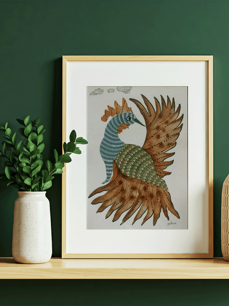 Shop The Flight in Gond by Sukhiram Maravi