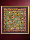 Shop The Flourishing Tree of Life in Kalamkari by Mannasamudram Viswanath Reddy