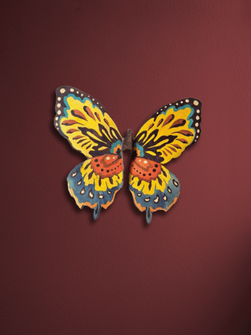 Shop The Fluttering Canvas in Wood Inlay by Mohan Kumar