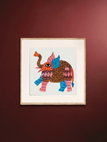 Shop The Gentle Giant: Elephant in Gond by Kailash Pradhan
