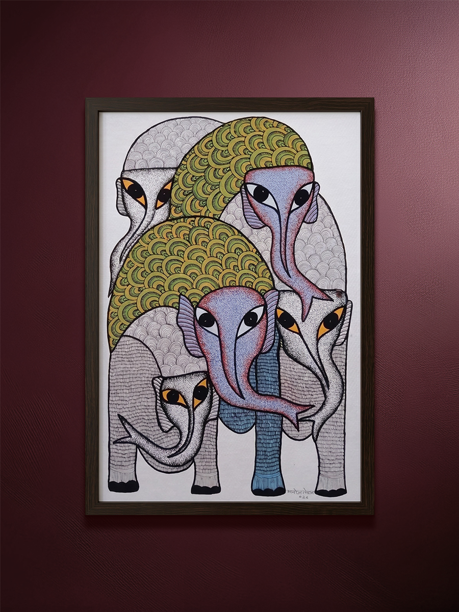 Gond Paintings | Authentic Tribal Art by Gond Artists