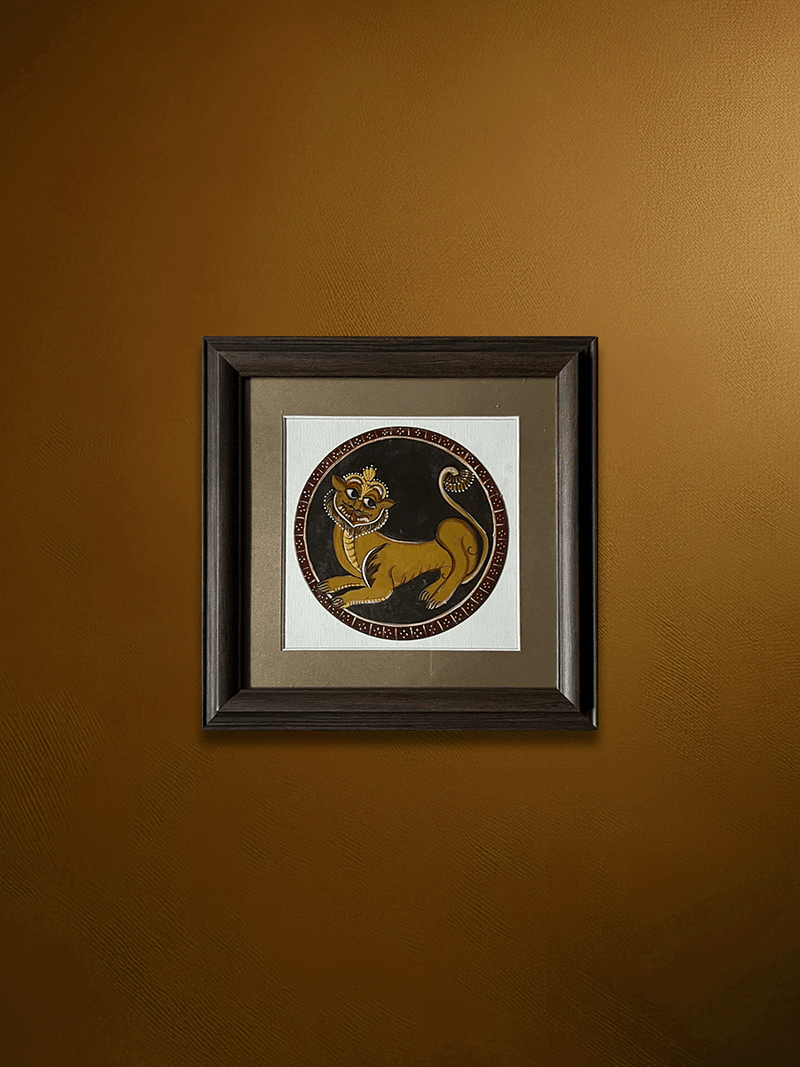 Shop The King of the Jungle: Lion in Mysore Painting by Hemalatha B