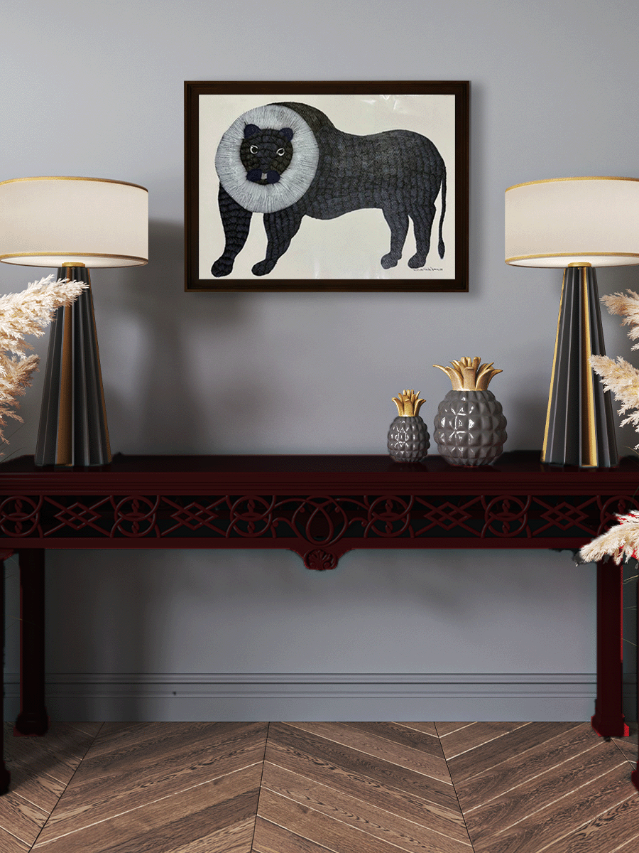 Shop The Lion's Mane in Gond by Gareeba Singh Tekam