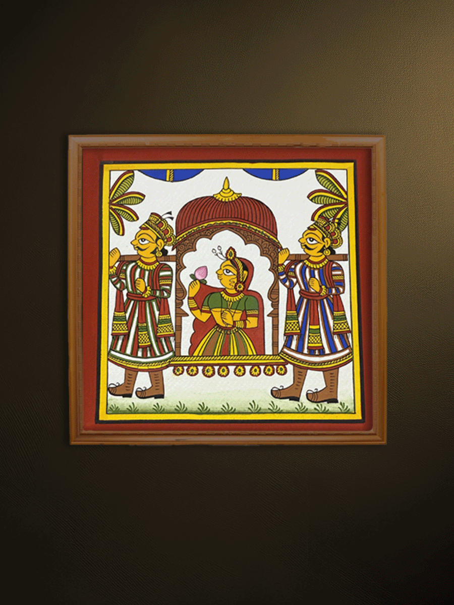 Shop The Palanquin Journey: A Phad Painting by Kalyan Joshi