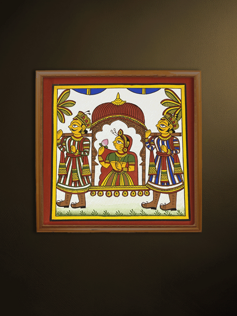 Shop The Palanquin Journey: A Phad Painting by Kalyan Joshi