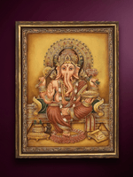 Shop The Remover of Obstacles: Lord Ganesha in Stone Dust by Amita Sachdeva