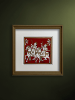 Shop The Royal Cavalry in Procession: A Phad Painting by Kalyan Joshi