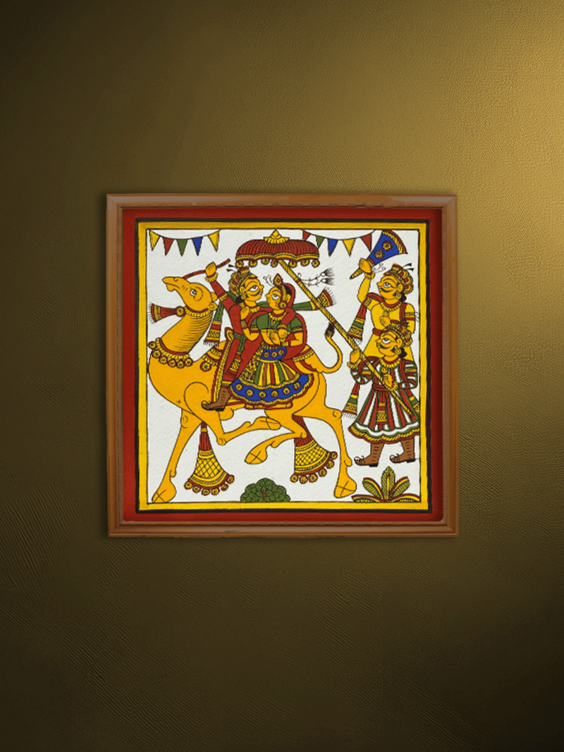 Shop The Royal Procession: Phad Painting by Kalyan Joshi