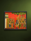 shop The Royal Welcome: A Ramayana Scene in Cheriyal art by D. Vinay Kumar