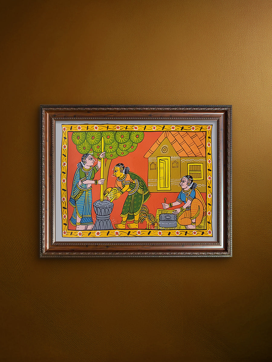 Shop The Rural Life In Cheriyal Scroll by Sai Kiran