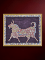 Shop The Sacred Goat in Mata ni Pachedi by Vasant Manubhai Chittara 