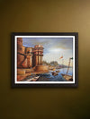 Shop The Spiritual Journey: Banaras Ghat in Acrylic painting by Kulwinder Singh