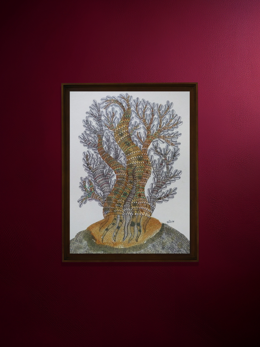 Shop The Tree of Pakad in Gond by Sukhiram Maravi