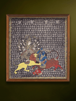 Shop The Triumph of Chamunda Devi in Mata ni Pachedi by Vasant Manubhai Chitara