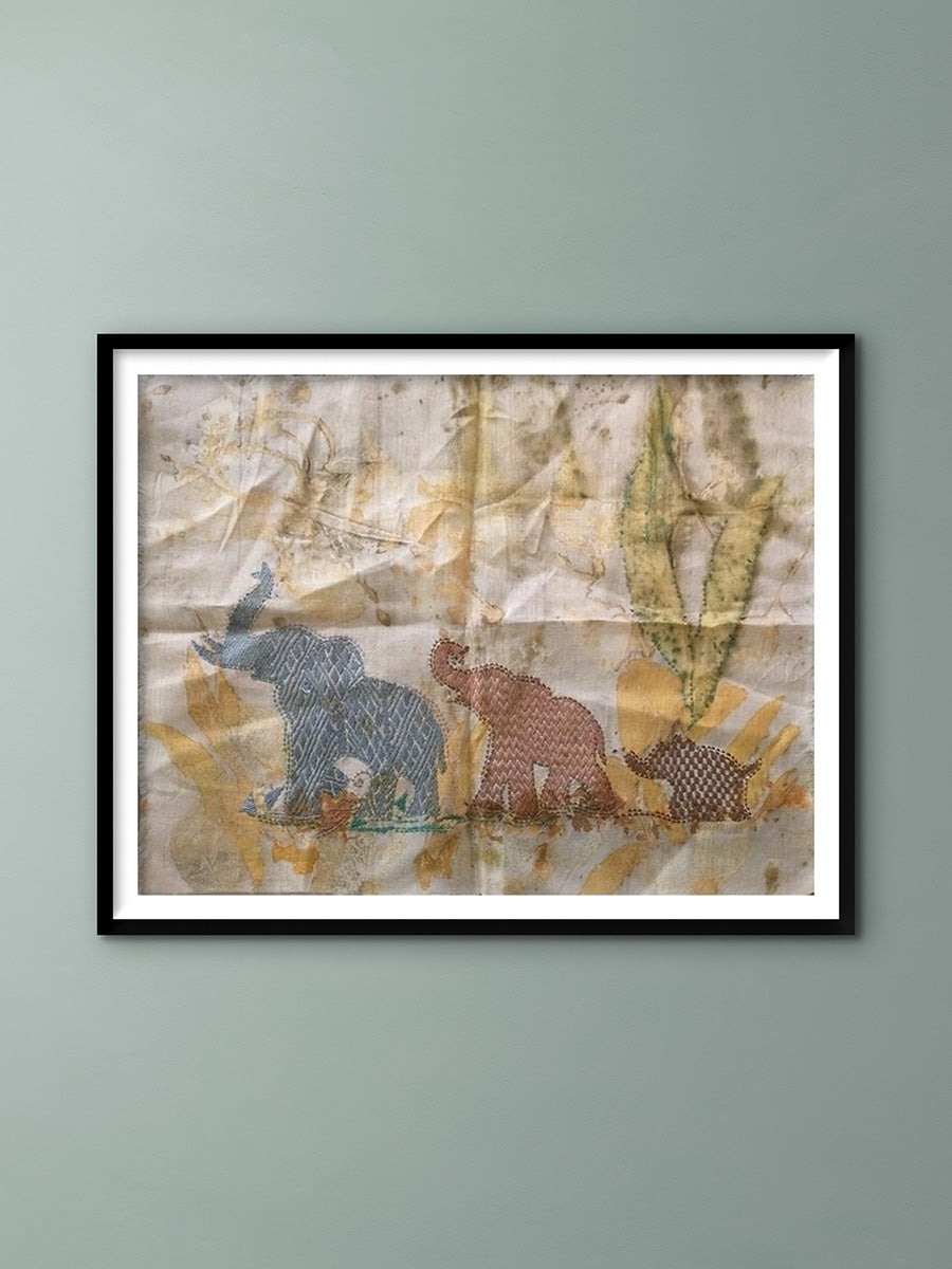 Shop The World of Elephants In Kantha by Mahamaya Sikdar