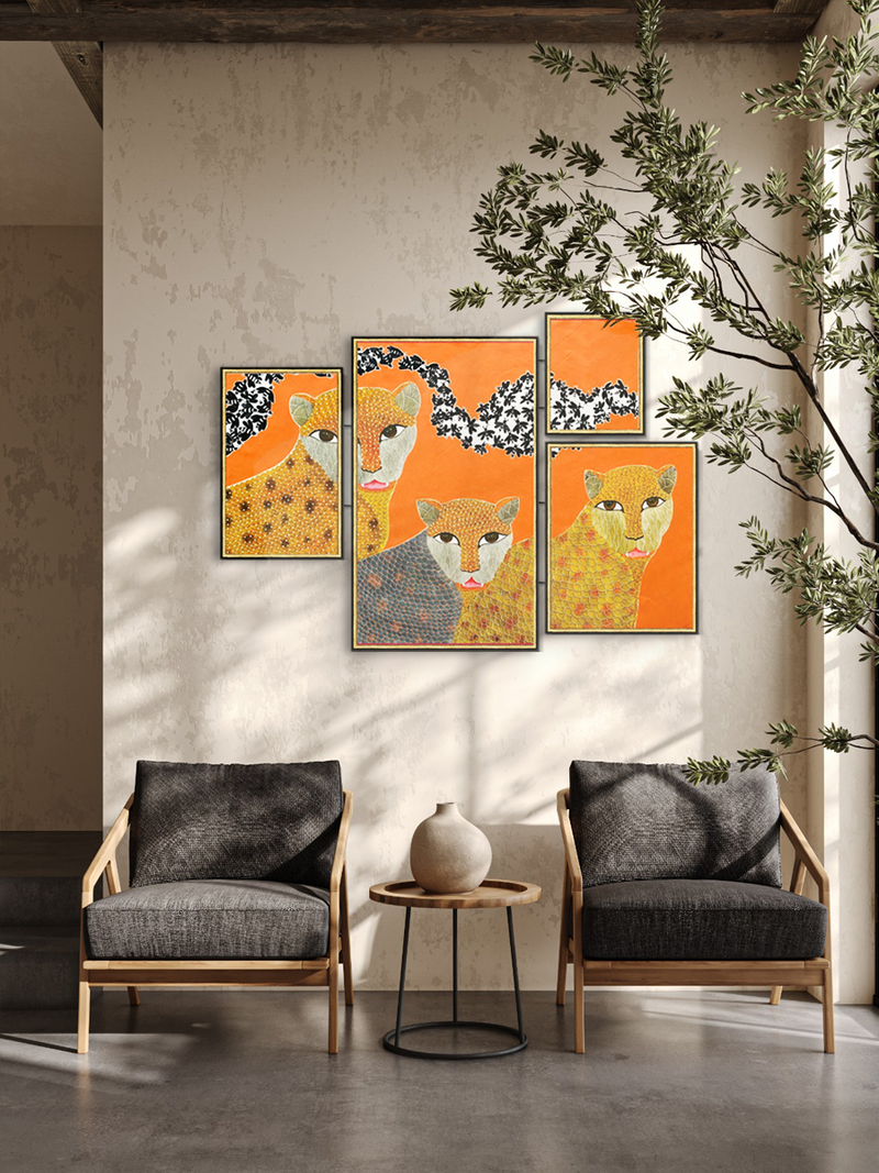 Shop Tiger In Gond by Venkat Shyam
