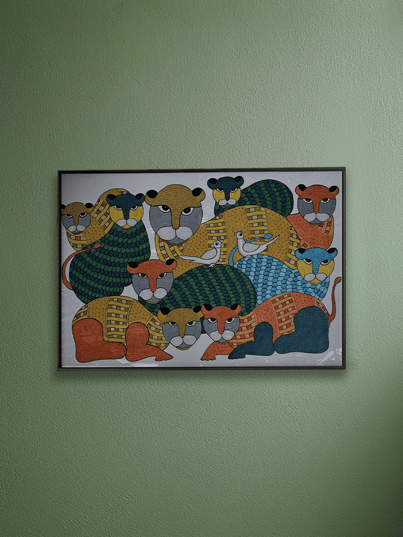 Shop Tigers of the Forest in Gond by Choti Tekam 