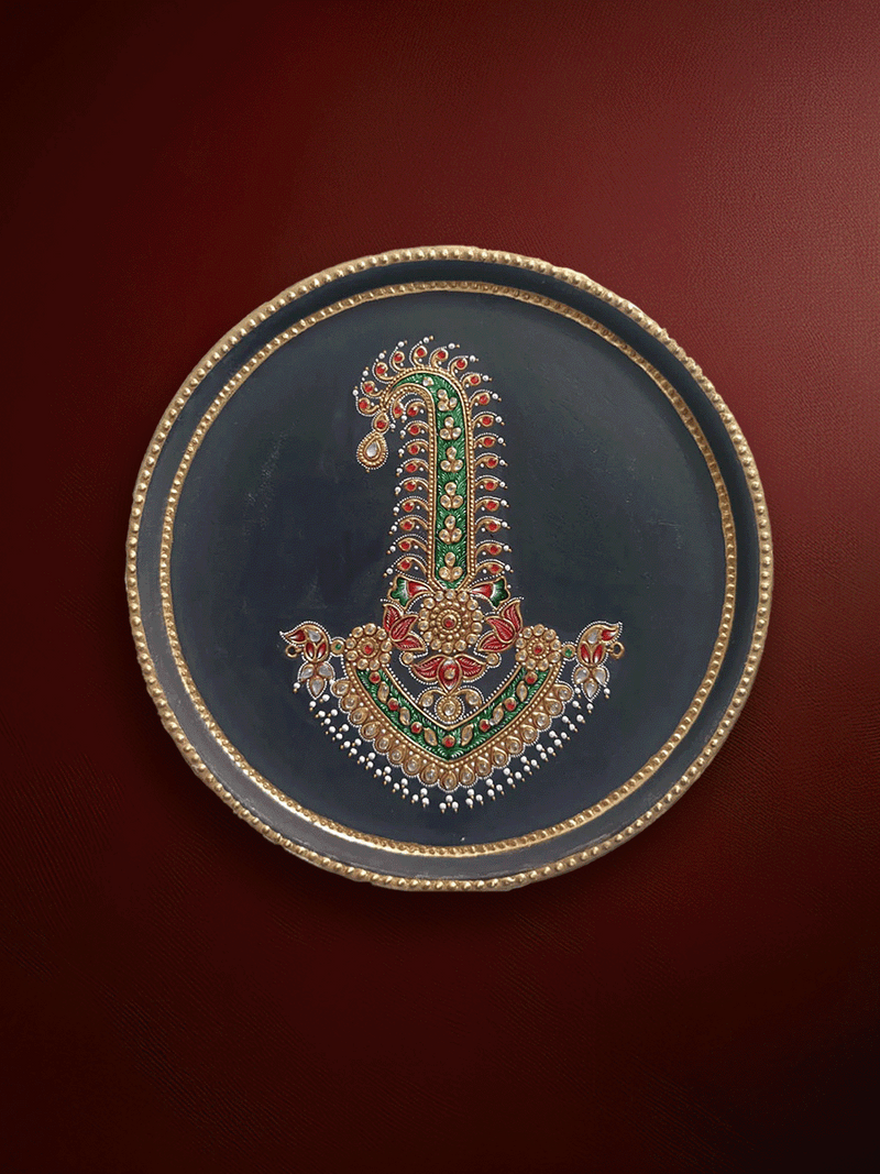 Shop Traditional Kalgi in Miniature Painting by Mohan Prajapati