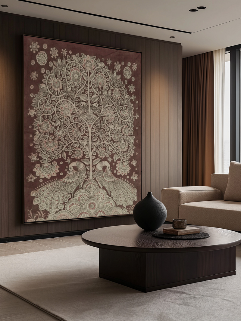 Buy Tree Of Life In Kalamkari By Harinath N