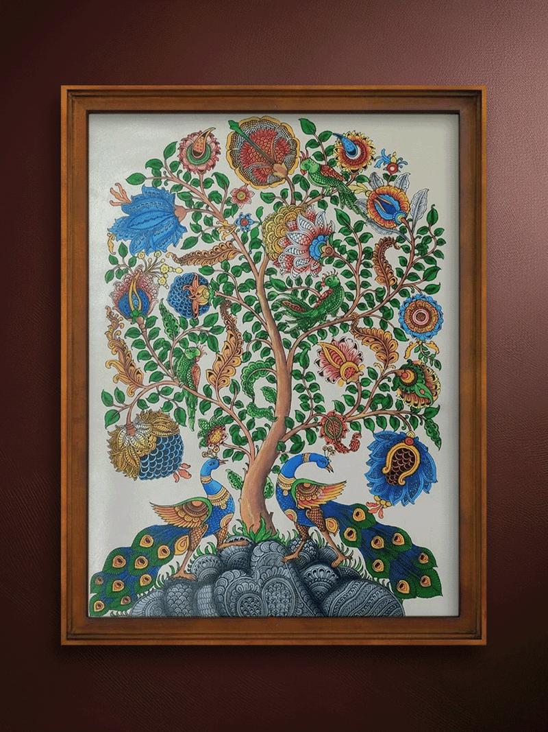 Shop Tree of Life: Kalamkari Painting by Harinath.N
