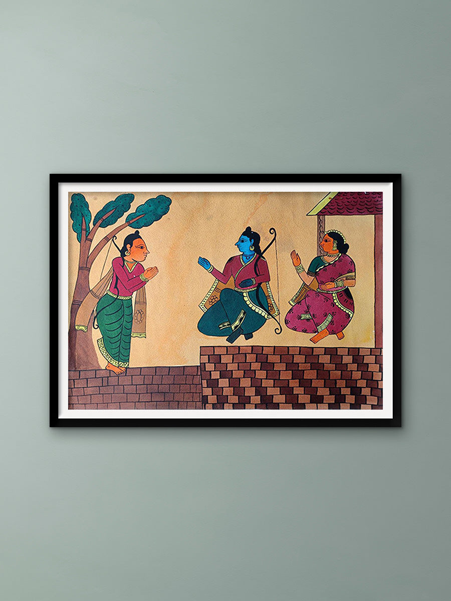 Buy Tree of Life in Blue: Mata Ni Pachedi Painting by Chandrakant Bhulabhai