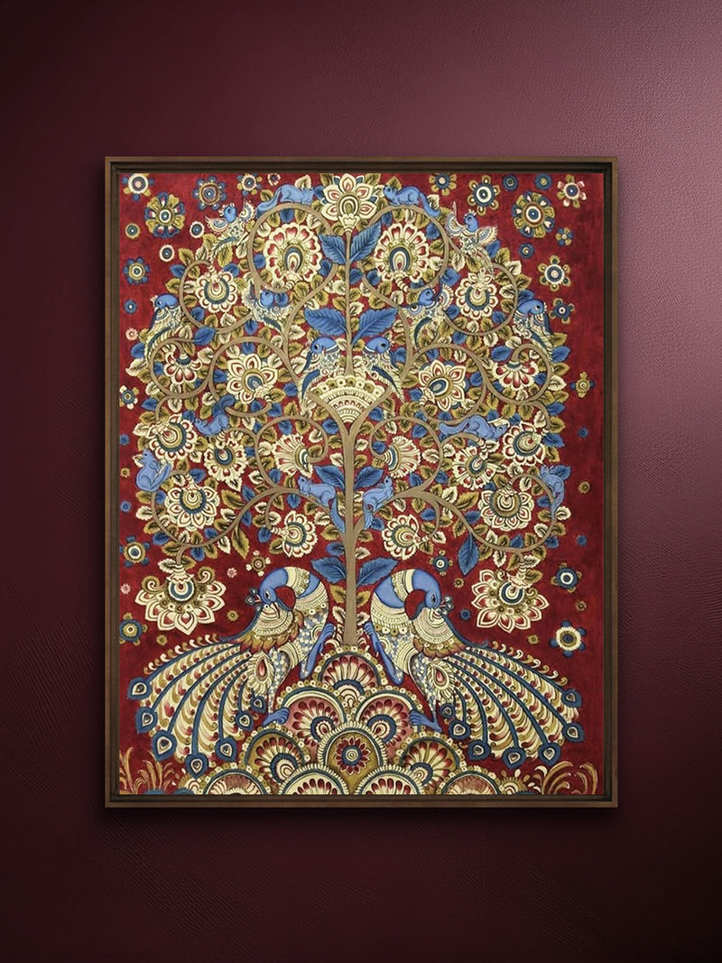 Shop Tree of life in Kalamkari by Harinath N
